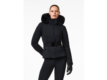 Lyžiarska bunda Goldbergh Hida Faux Border Ski Jacket Black 24/25