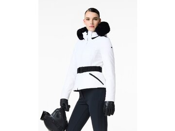 Lyžiarska bunda Goldbergh Hida Faux Border Ski Jacket White 24/25