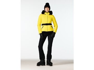 Lyžiarska bunda Goldbergh Hida Ski Jacket Faux Border Limone