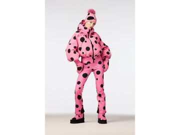 Lyžiarska bunda Goldbergh Polka Ski Jacket Dots Pink Cosmos