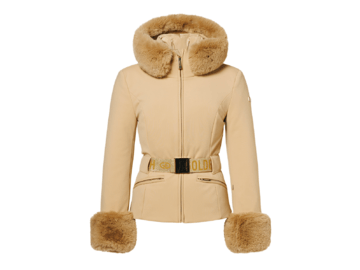 Bunda Goldbergh Prezioso Ski Jacket Faux Border Caramello