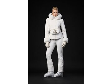 Lyžiarska bunda Goldbergh Prezioso Ski Jacket Faux Border Snow White