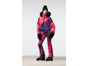 Lyžiarska bunda Goldbergh Sansu Ski Jacket Faux Border Night Runner Bold