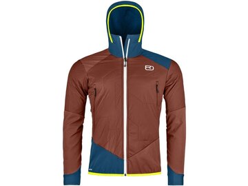 Bunda Ortovox Col Becchei Hybrid Jacket M Clay Orange
