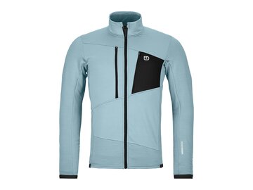 Mikina Ortovox Fleece Grid Jacket M Glacier Grey