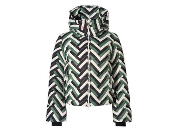 Lyžiarska bunda Perfect Moment Polar Flare Ski Jacket III Waffle Print/Green