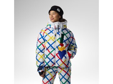 Lyžiarska bunda Rossignol W JCC Allsnow Down Ski Jacket JCC Multicolor Print