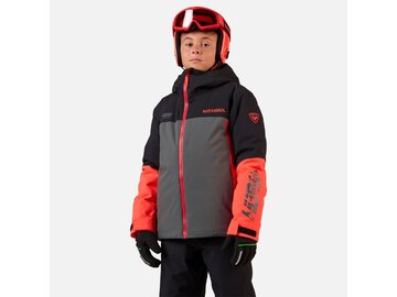 Lyžiarska bunda Rossignol Jr Hero Velika Insulated Black