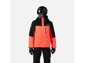 Lyžiarska bunda Rossignol Hero Velika Insulated Jkt Neon Red