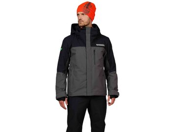 Lyžiarska bunda Rossignol Hero Velika Insulated Jkt Onyx Grey