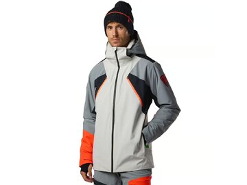 Lyžiarska bunda Rossignol M Hero 4WS Insulated Ski Jacket Light Grey