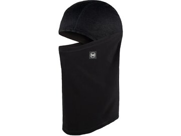 Kukla Buff Tech Fleece Hinged Balaclava Solid Black