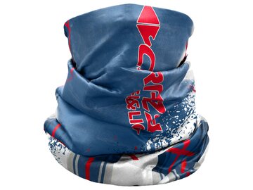 Nákrčník Crazy Idea Neck Gaiter Light Fire