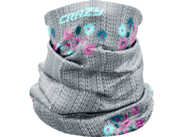 Nákrčník Crazy Idea Neck Gaiter Light Winter Flower