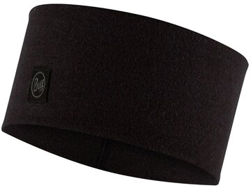 Čelenka Buff Merino Wide Headband Solid Black