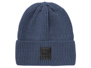 Detská čiapka Color Kids Beanie Wool Vintage Indigo