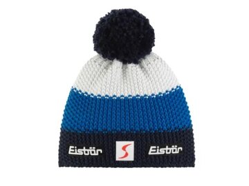 Čiapka Eisbär Star Pompon MU SP kKds Tmavá modrá/Modrá/Biela