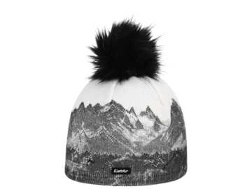 Zimná čiapka Eisbär Draw Lux Crystal Schwarz-White/Schwarz