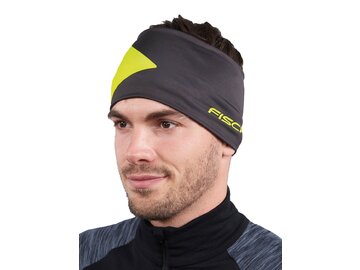 Čelenka Fischer Elastic Headband Light Oberstdorf Black/Neonyellow
