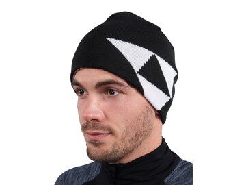 Zimná čiapka Fischer Logo Reversible Beanie Black/White