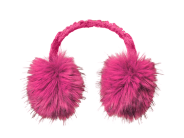 Chrániče úší Goldbergh Fluffy Ear Warmers Italian Rose