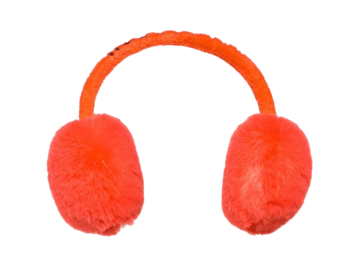 Chrániče úší Goldbergh Fluffy Ear Warmers Orange