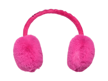 Chrániče úší Goldbergh Fluffy Ear Warmers Passion Pink
