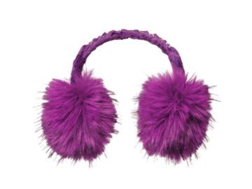 Chrániče úší Goldbergh Fluffy Ear Warmers Viola