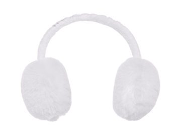 Chrániče úší Goldbergh Fluffy Ear Warmers White