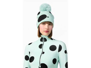 Čiapka Goldbergh Shizu Beanie Dots Mint