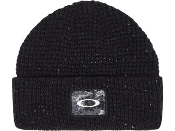 Čiapka Oakley Ellipse Patch Waffle Beanie Blackout