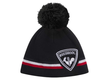 Čiapka Rossignol Rooster Pompon Black