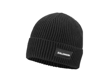 Čiapka Salomon Classic Beanie U Deep Black