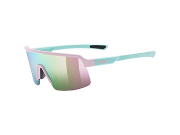 Cyklistické okuliare Uvex Dyrt Jr Pink-Green Matt/Mirror Pink