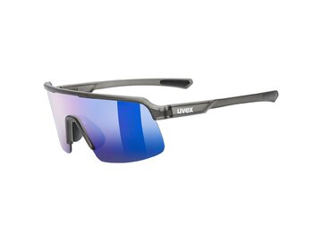Cyklistické okuliare Uvex Dyrt Jr Smoke Matt/Mirror Blue