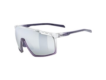 Cyklistické okuliare Uvex MTN Perform Clear-Met Purple/Mirror Silver