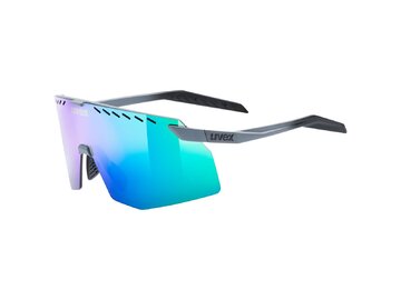 Cyklistické okuliare Uvex Pace Stage Grey Matt/Mirror Green