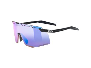 Cyklistické okuliare Uvex Pace Stage CV Black Matt/Mirror Blue S1
