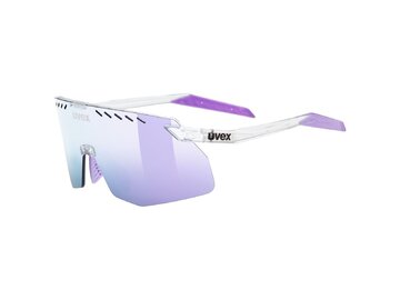 Cyklistické okuliare Uvex Pace Stage S Clear/Mirror Pink