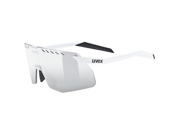 Cyklistické okuliare Uvex Pace Stage S White Matt/Mirror Silver