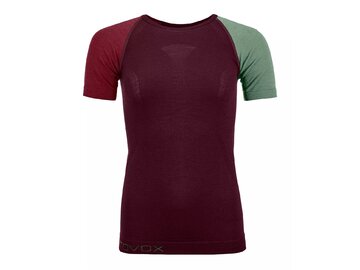 Funkčné tričko Ortovox W's 120 Competition Light Short Sleeve Dark Wine