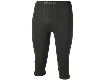 Funkčné legíny Mico Calzamaglia 3/4 Man Active Skin Nero