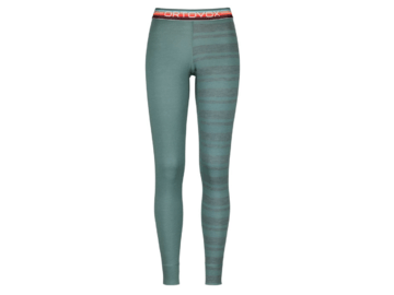 Funkčné legíny Ortovox 185 Rock'N'Wool Long Pants W Arctic Grey