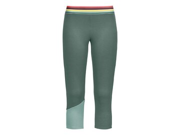 Funkčné legíny Ortovox W Fleece Light Short Pants Arctic Grey