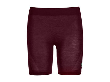 Dámske funkčné legíny Ortovox W's 120 Competition Light Shorts Dark Wine