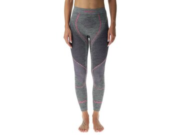 Funkčné legíny UYN Lady Ambityon Uw Pant Long Melange Black Melange/Purple/Raspberry