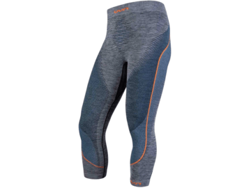 Funkčné legíny UYN Ambityon Uw Pants Medium Melange Black Melange/Atlantic/Orange Shiny