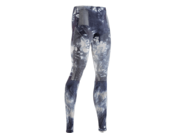 Funkčné nohavice X-Bionic Energy Accumulator Wild Pants Tiedye X Black/X White