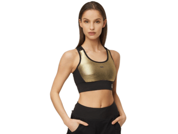 Športová podprsenka Goldbergh Zelda Black/Gold
