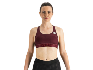 Športová podprsenka Sportful Pro W Bra Wine Red